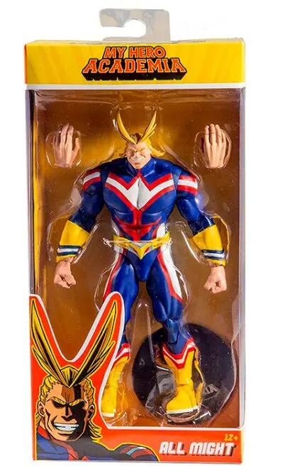 

Mcfarlane My Hero Academia All Might Pvc Action Figures Super Movable Joints Collectible Toy 1:10 Model