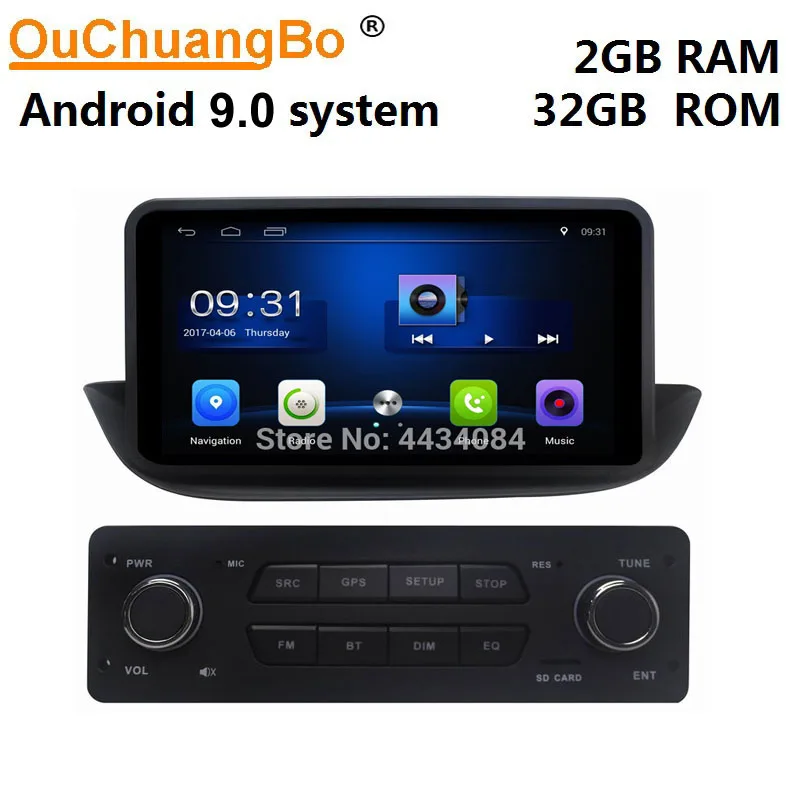 Автомобильный аудиоплеер Ouchuangbo с gps для Peugeot 308 2008 2013 поддержка 4 ядер USB Wi Fi SWC 1080P