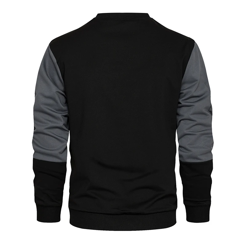 Men Sweatshirt Casual Hip Hop Sportswear Hoodies Male Patchwork Pullover Autumn Spring Tracksuit Harajuku Streetwear Hot Sale | Мужская