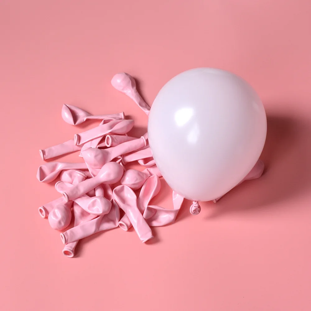 Pink Macaron 100 шт 5 дюймов 10 дюймов воздушные шары Макарон Свадьба День Рождения вечерние конфеты Макаруны латексная Арка с воздушными шарами воздушные гелиевые Декор дети Globos - Цвет: Pink Macaron