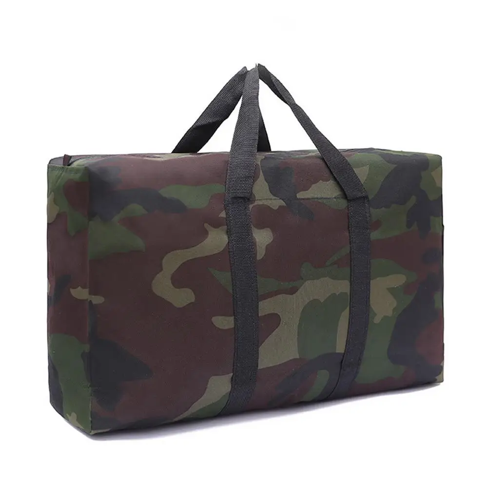 

Foldable Storage Bag Camouflage Moving Bag Thickened Waterproof Oxford Cloth Duffel Large Capacity Quilt Organizing Bag