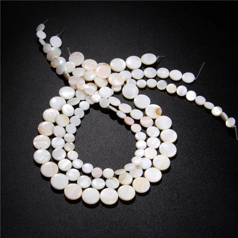 

Top Quality 25 Styles White Natural Mother Of Pearl Shell Beads for DIY Jewelry Making Bracelet Necklace Supplies Wholesale
