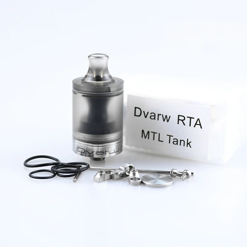 Dvarw MTL V2 распылитель 22 мм колпачок Восстановленный регулируемый Бак 3 цвета rta 316 ss