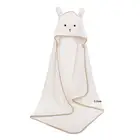Поглощающее белое одеяло с капюшоном, накидка, банное полотенце для новорожденных, детали для ванной с мультяшными животными, легкие детали