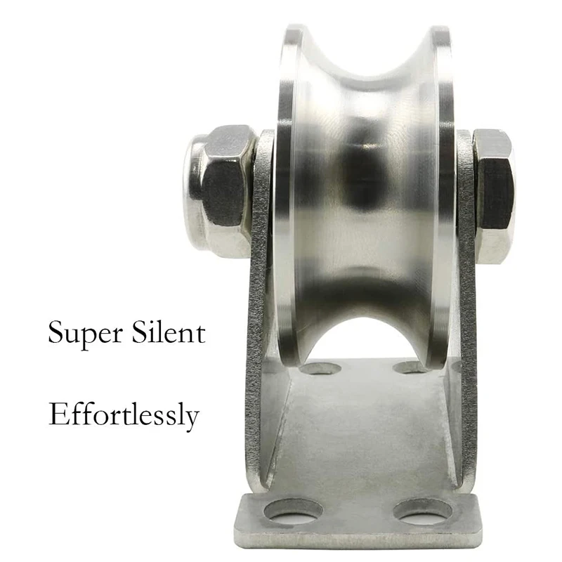 1 шт. в упаковке V-образный блок шкива из нержавеющей стали бесшумные подшипники