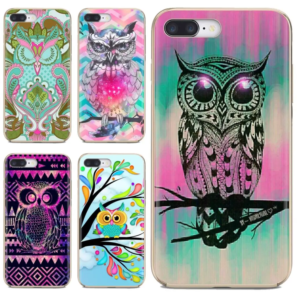 Owl motif Cheap Silicone Phone Case For iPhone 11 Pro 4 4S 5 5S SE 5C 6 6S 7 8 X 10 XR XS Plus Max iPod Touch | Мобильные телефоны