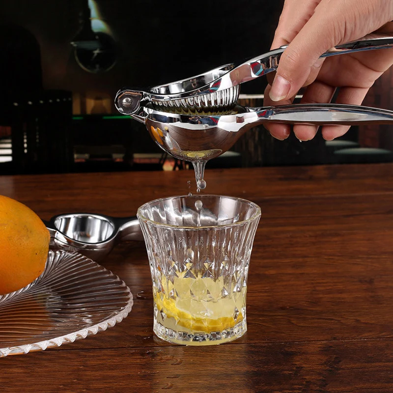 Кухонные принадлежности большой лимонный зажим фруктовый цинковый сплав ручная