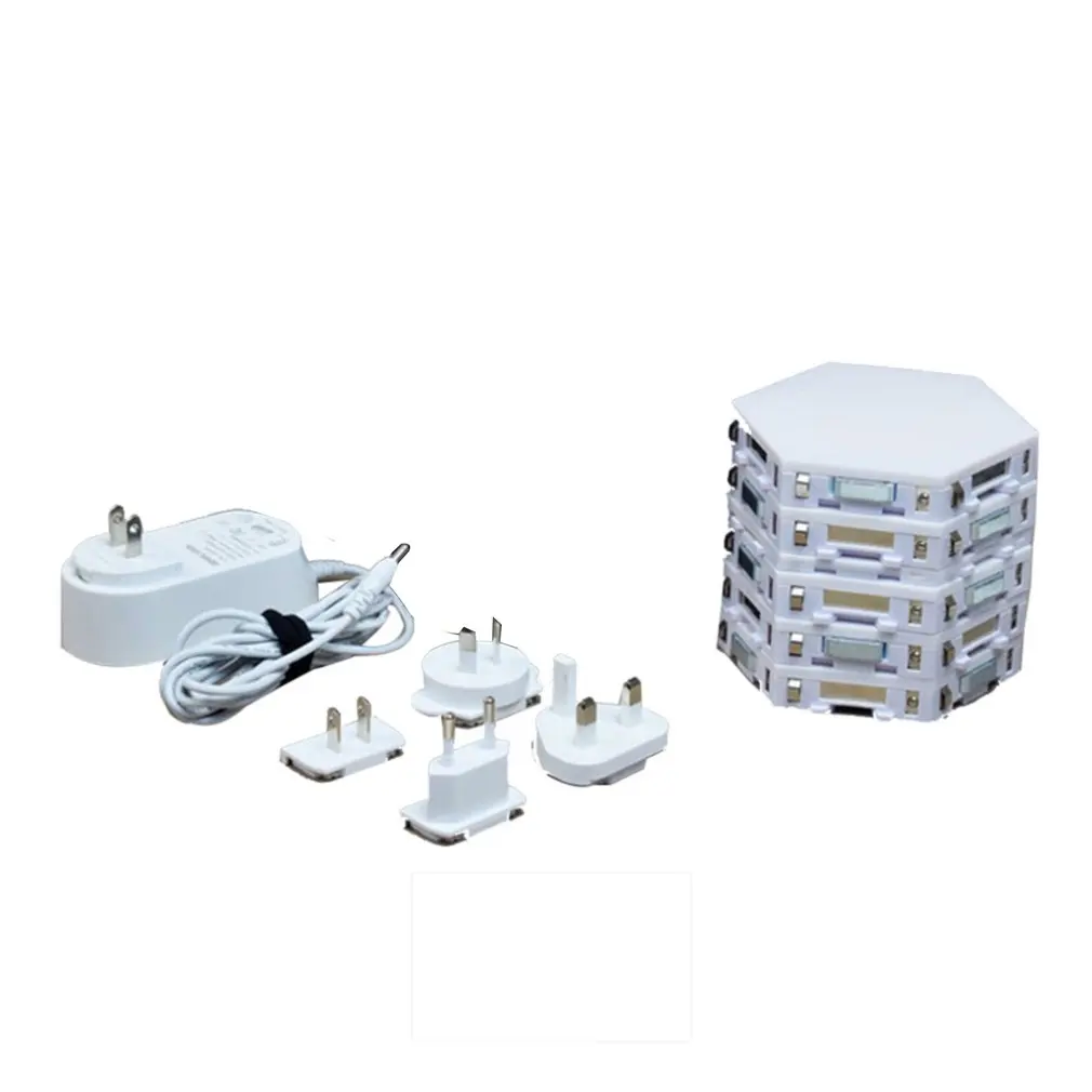 Квантовая светодиодная лампа шестигранный светильник модульный сенсорный