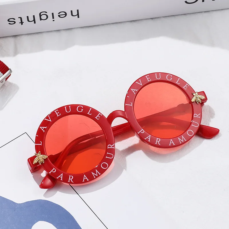 Весенне летние детские солнцезащитные очки модные Мультяшные для мальчиков и