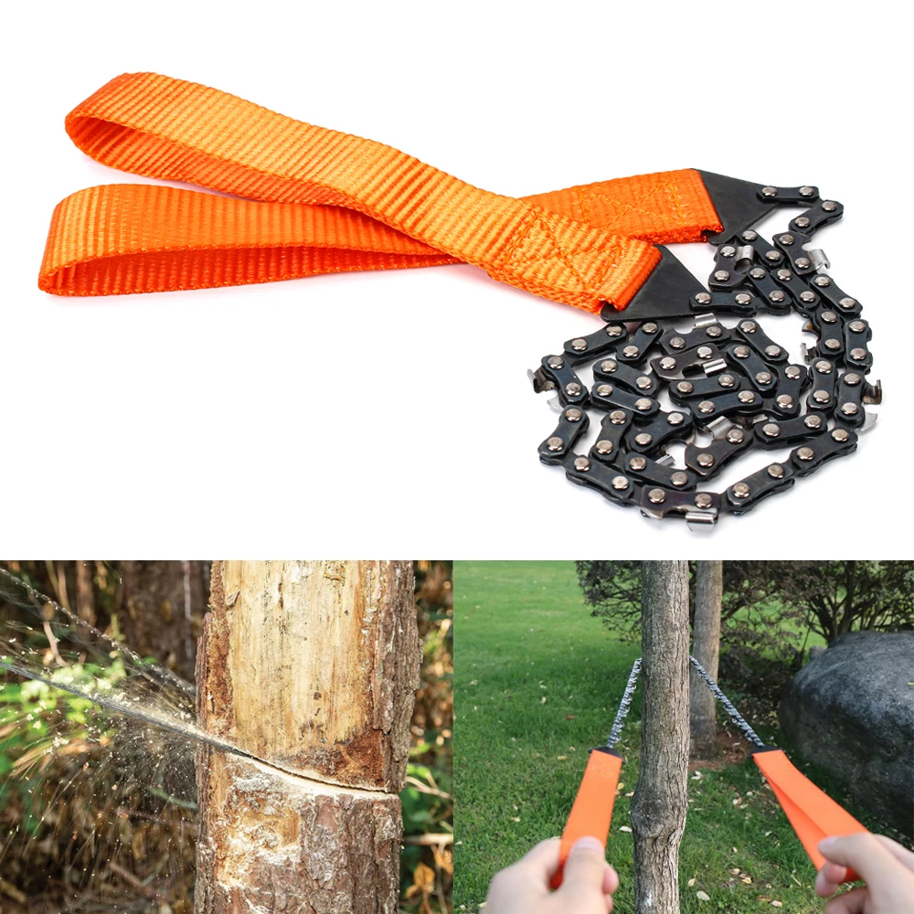 

Survival Chain Saw Hand Zipper Saw 11 Sawtooth Emergency Camping Hiking Tool Portable Outdoor Tools Garden Logging