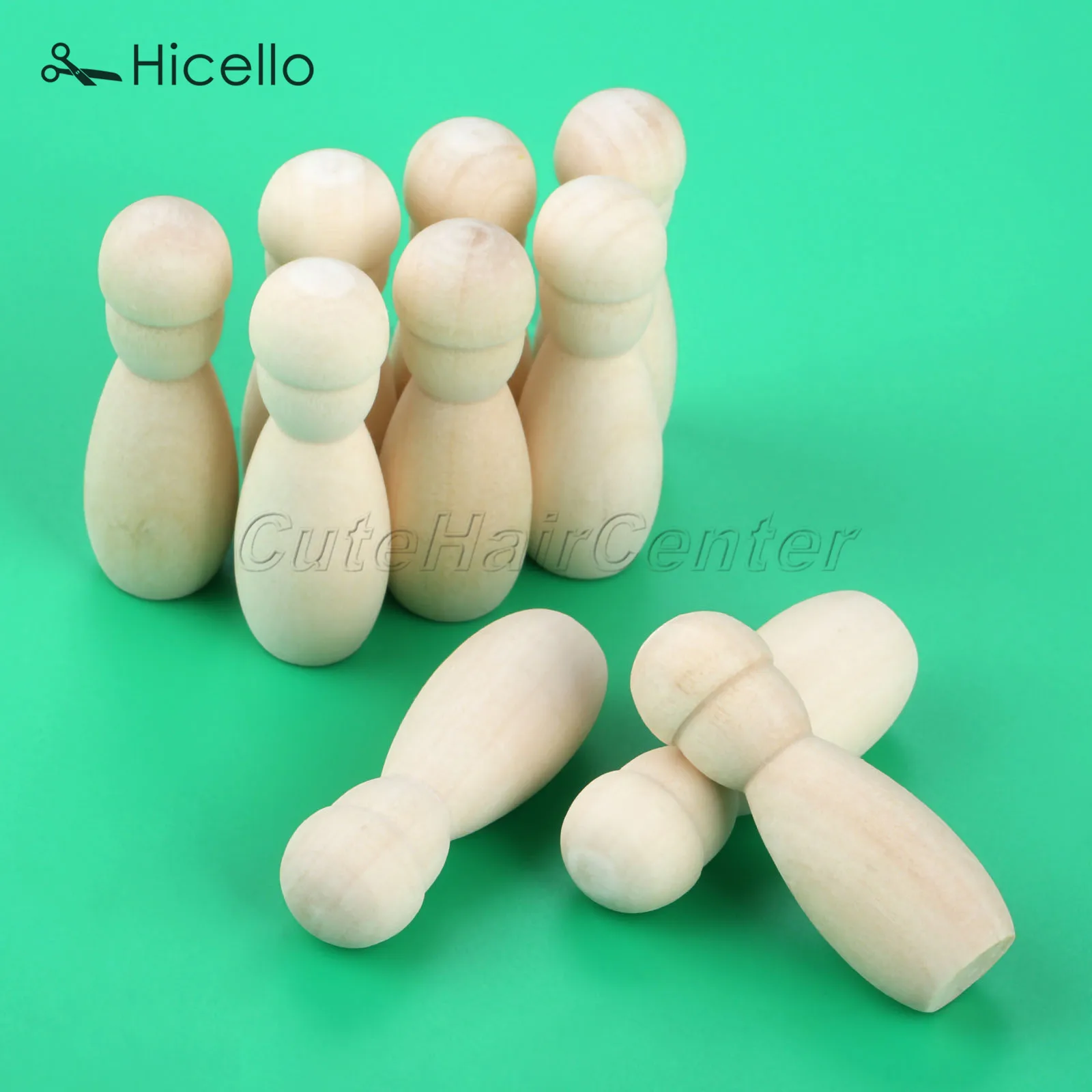 10 шт. деревянные фигурки Монтессори 15 х42 мм|Поделки из дерева| |