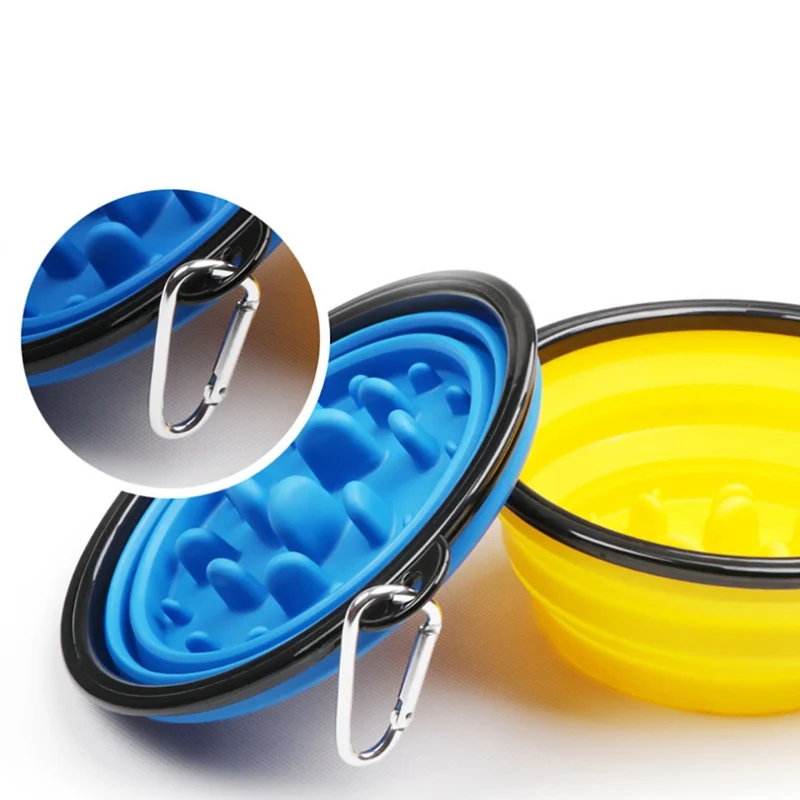 

Portable Puppy Dog Bowl Pet Collapsible Slow Hook Environment-friendly Feeding Bowl Dog Bowls Pet Water Feeder Supplies New