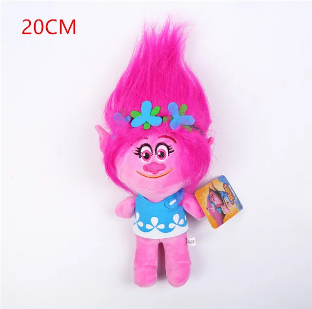 20cm red 20-30 см стиль Маковый филиал тролли игрушка кукла мечта фильм Menina Мягкая игрушка плюшевые тролли кукла детские игрушки подарок - Цвет: 20cm red