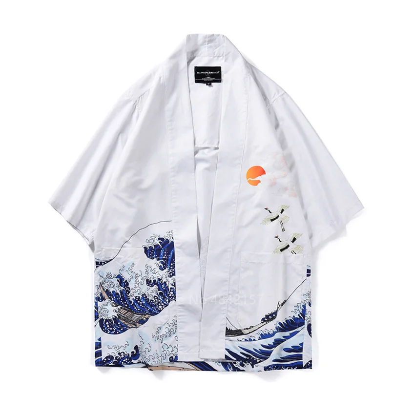 Кимоно воина хаори в японском стиле для взрослых женщин мужчин традиционная