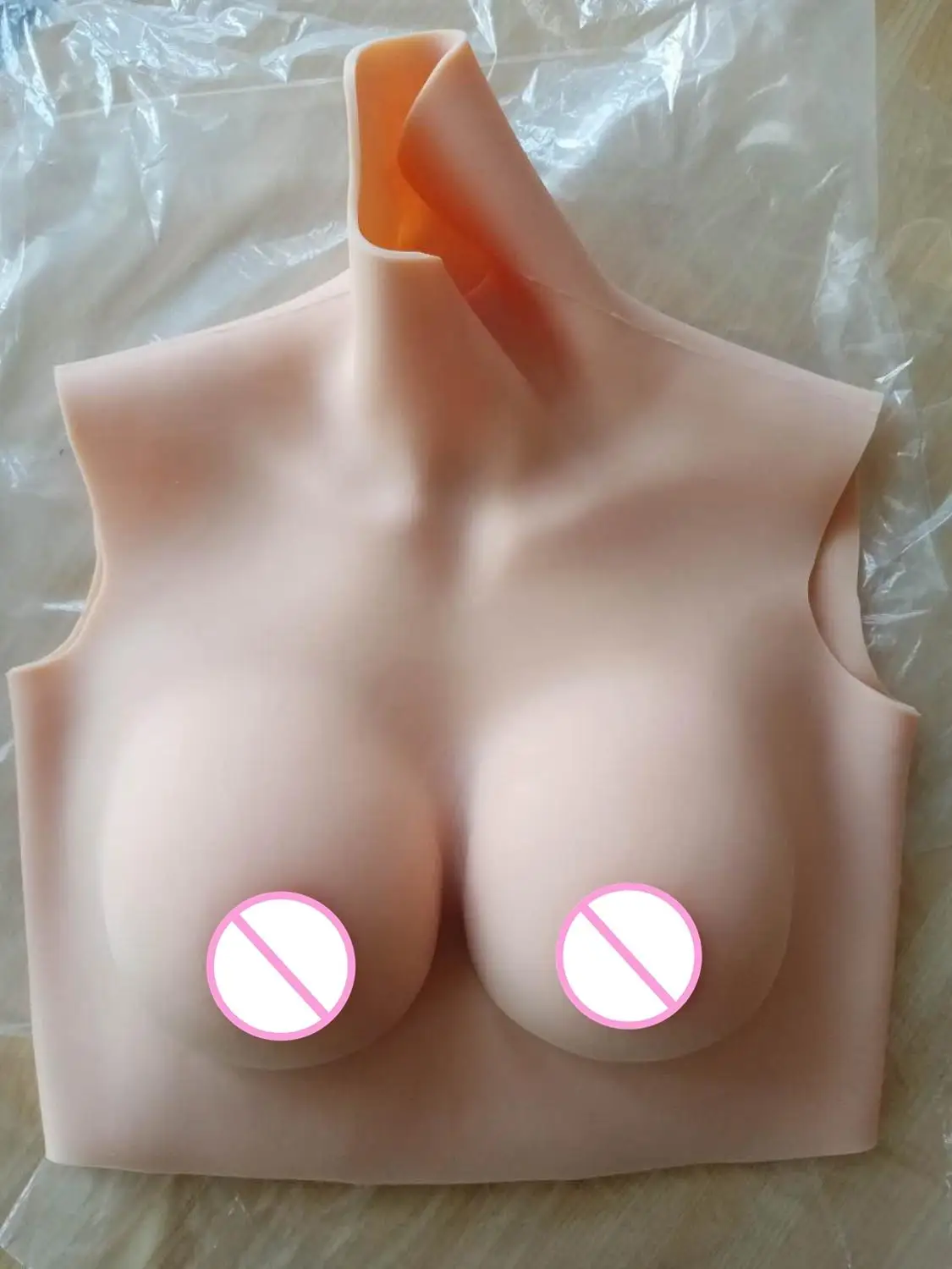 реалистичная силиконовая грудь фото 1