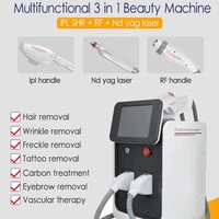 2022 factory price good quality face lifting nd yag ipl hair diode laser removal machine portable iplrfnd yag laser machine