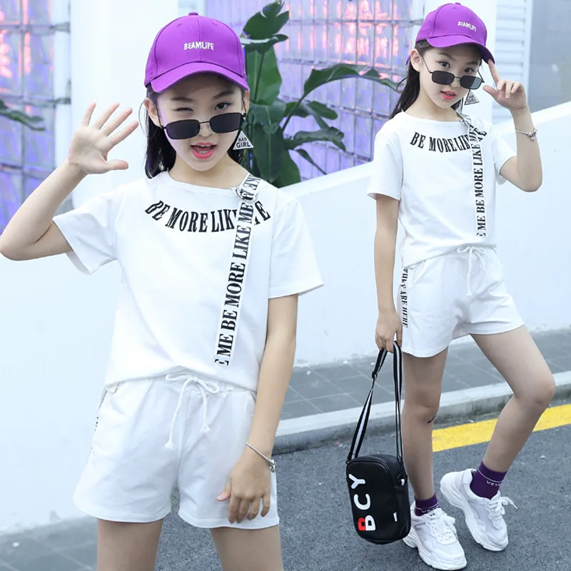 Детская одежда коллекция 2019 года летняя для маленьких девочек комплекты одежды