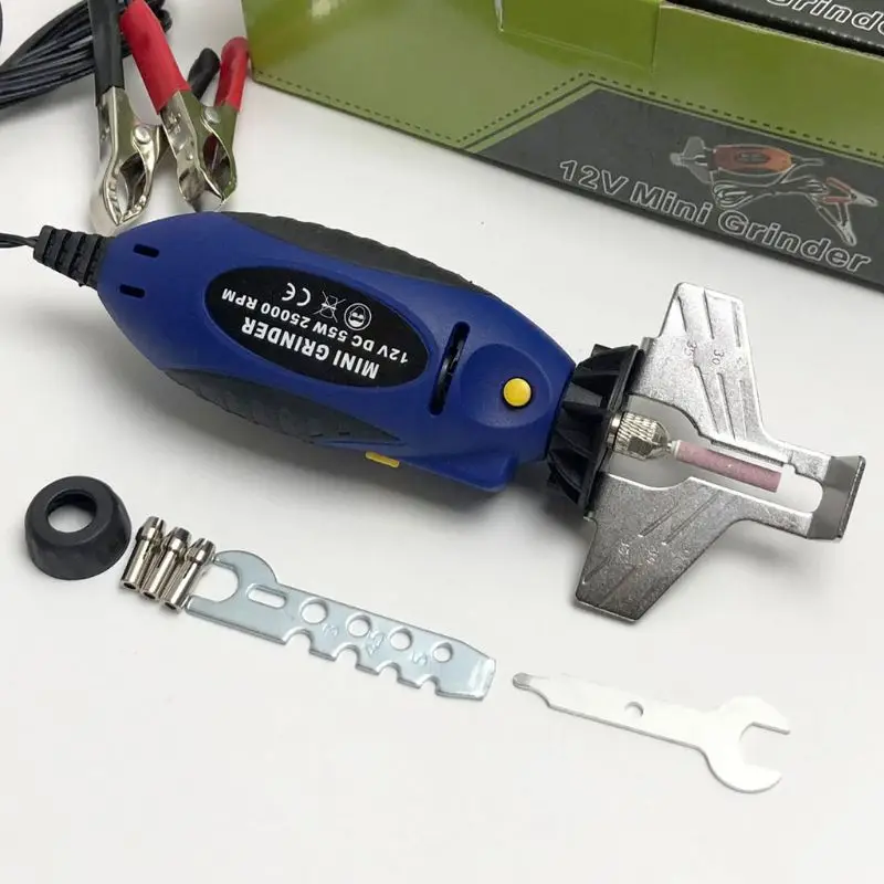 DC 12V Вольт точилка для бензопилы цепная пила шлифовальная машина электрическая