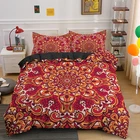 Комплект постельного белья Bohemia с психоделической мандалой, постельное белье Twin Queen King Size с наволочкой, 23 шт., пододеяльник в стиле хиппи в скандинавском стиле