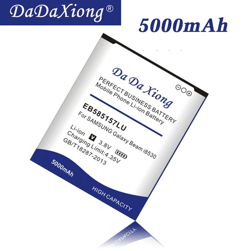 Аккумулятор Da Xiong 5000 мА/ч EB585157LU литий ионная аккумуляторная батарея для Samsung i8552