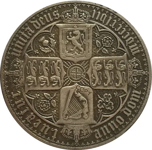 Объединенное Королевство 1 Корона-Виктория копия монет | Дом и сад