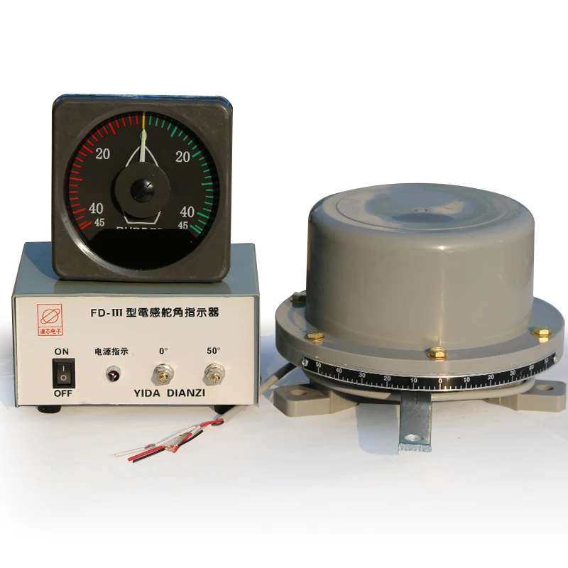 Marine Inductive Rudder Angle Generator Hydraulic Steering Gear Indicator Power Box 3pcs Set With Meter | Инструменты
