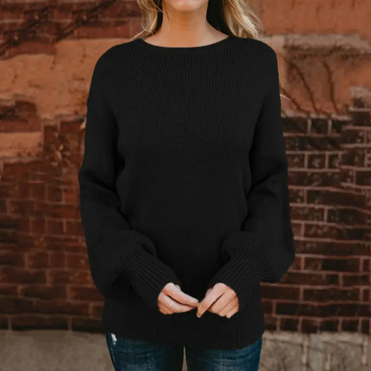 2019 Горячая Распродажа Свитер женский новый сексуальный свитер с завязкой на