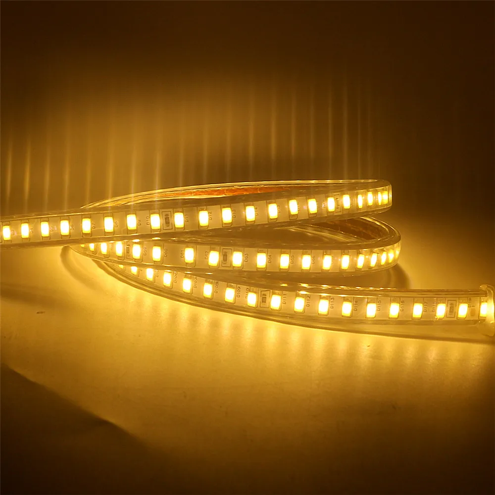 220 В Светодиодная лента 5630 Высокая безопасность яркость 120 светодиодов/м гибкая