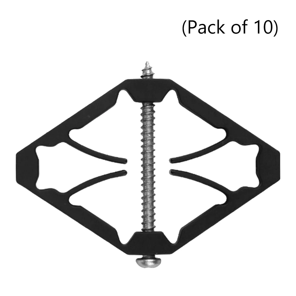10 шт. металлическая настенная розетка Нижняя коробка Ремонтное устройство 86 мм