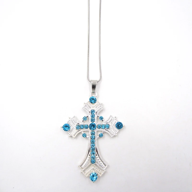 Счастливая Пасха нарядное детское ожерелье для девочек женское синее кулон