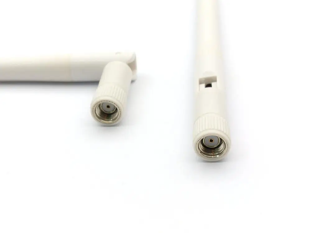 Антенна Wi-Fi белая для коннектора беспроводного маршрутизатора 2 шт. 4 ГГц 3dBi RP SMA Omni