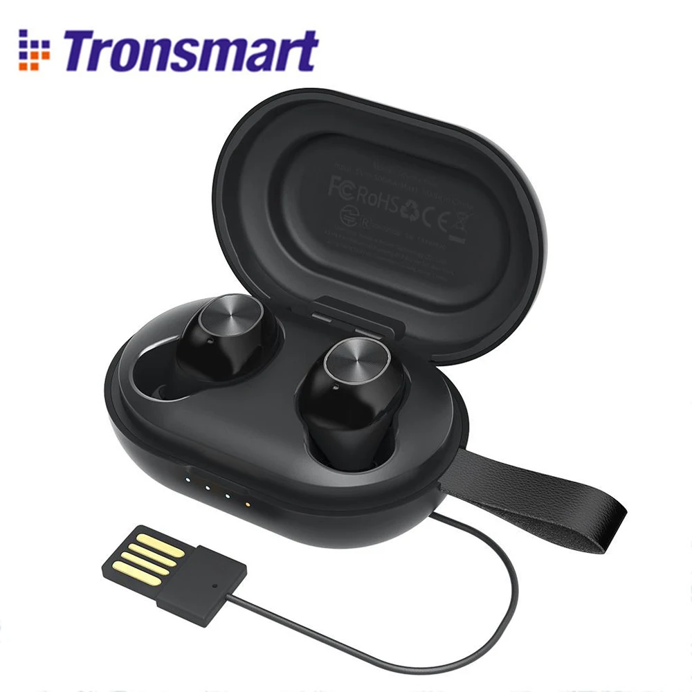 Tronsmart Spunky Beat Bluetooth 5 0 наушники Беспроводной вкладыши TWS с Поддержка APTX голосовой