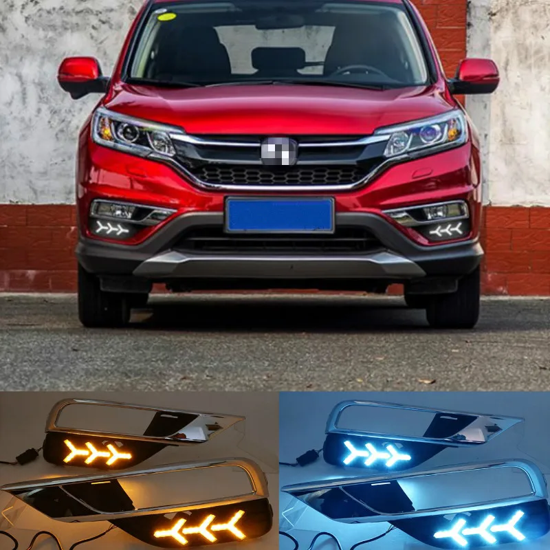 Для Honda CRV CR V 2015 2016 светодиодный Автомобильные дневные ходовые огсветильник