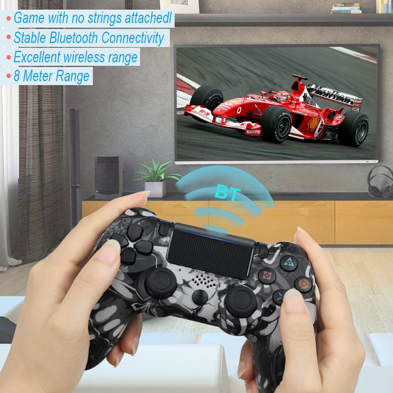 Беспроводной пульт управления Bluetooth для sony PS4 Геймпад игровые устройства с джойстиком для PS3 консоль для Win 7/8/X