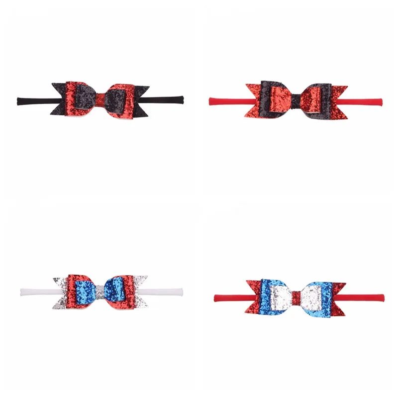 

Повязка на голову с блестками, 10 шт./лот, ширина 1 см