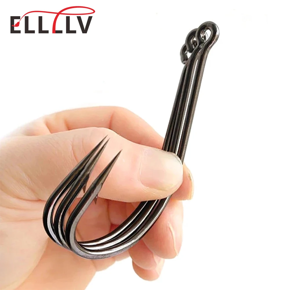50/25PCS High Carbon Steel Off-set Fishing Hook Nmyph Fly Sabiki Rig/Carp Fishing/Saltwater Jig Lure Hooks Black Nickle
