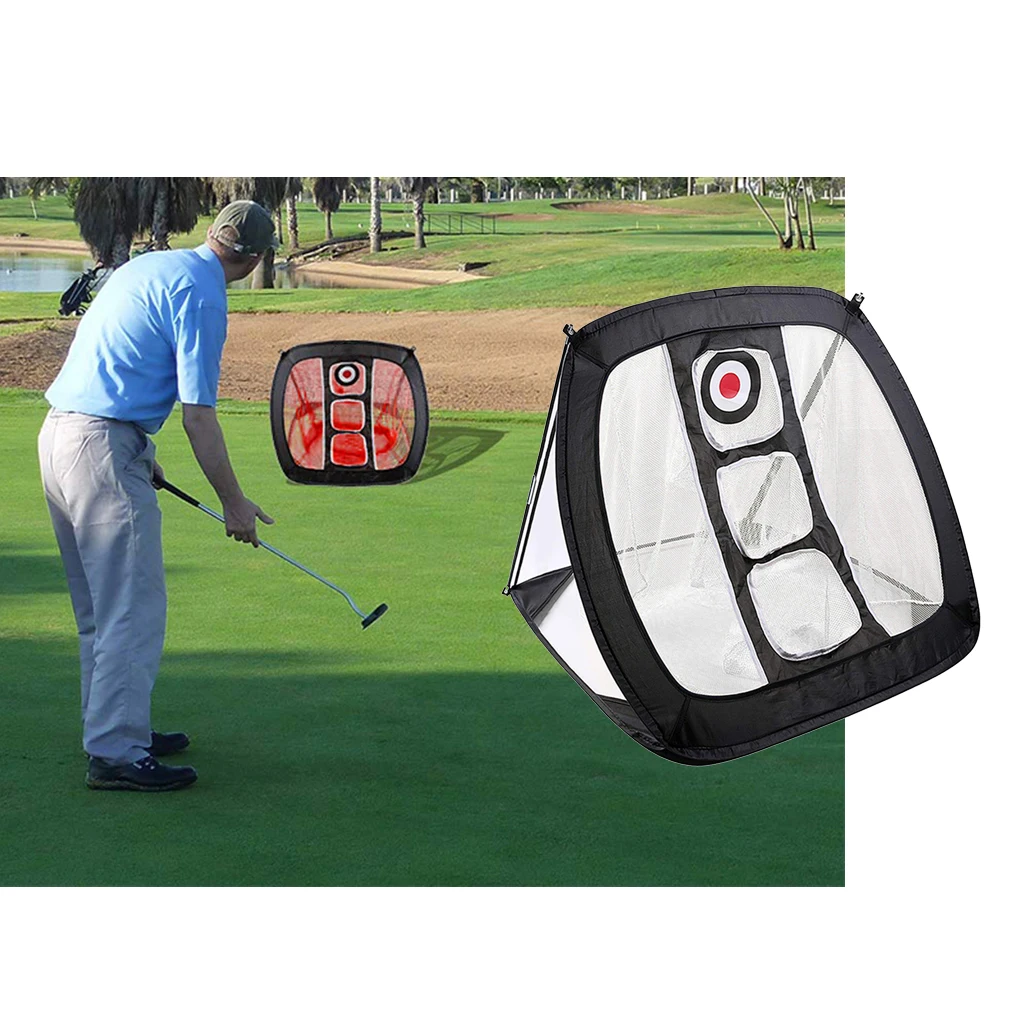 

Golf Chipping -up Pitching Portable Outdoor Indoor Practice Training Net Aid