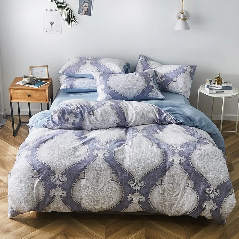 style2 Комплект постельного белья с рисунками животных из мультфильмов, домашний текстиль, пододеяльник, одеяло для детей - Цвет: style2