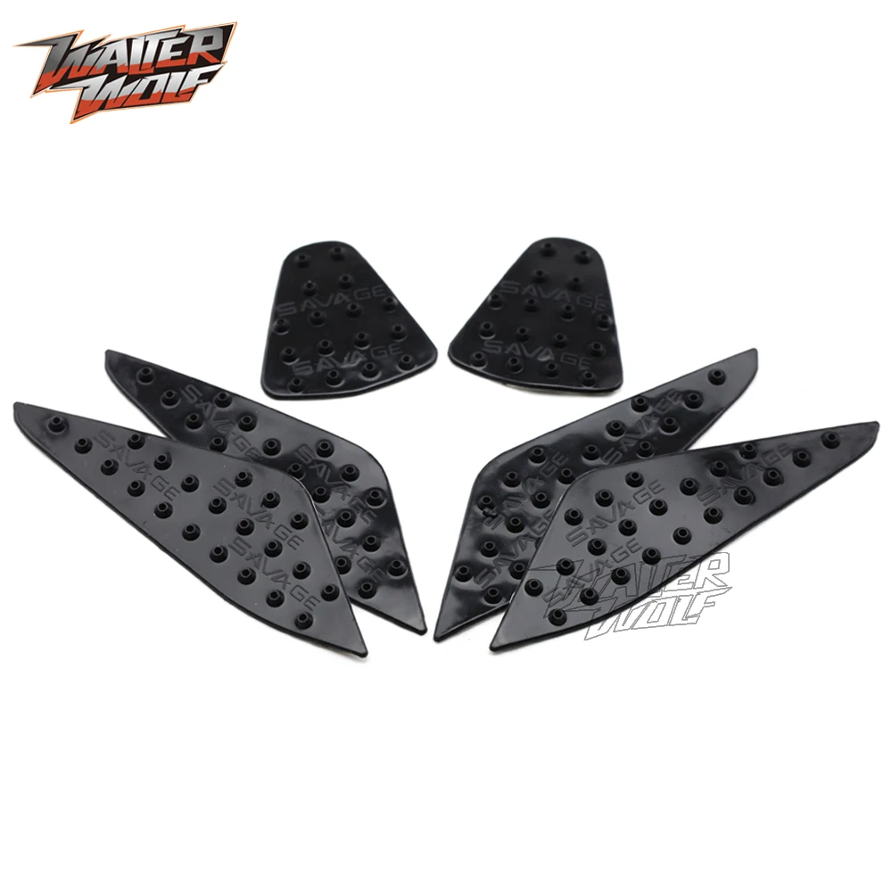 

Универсальные Мотоциклетные аксессуары, протектор для топливного бака, Набор наклеек, противоскользящая боковая наклейка, защита для газо...