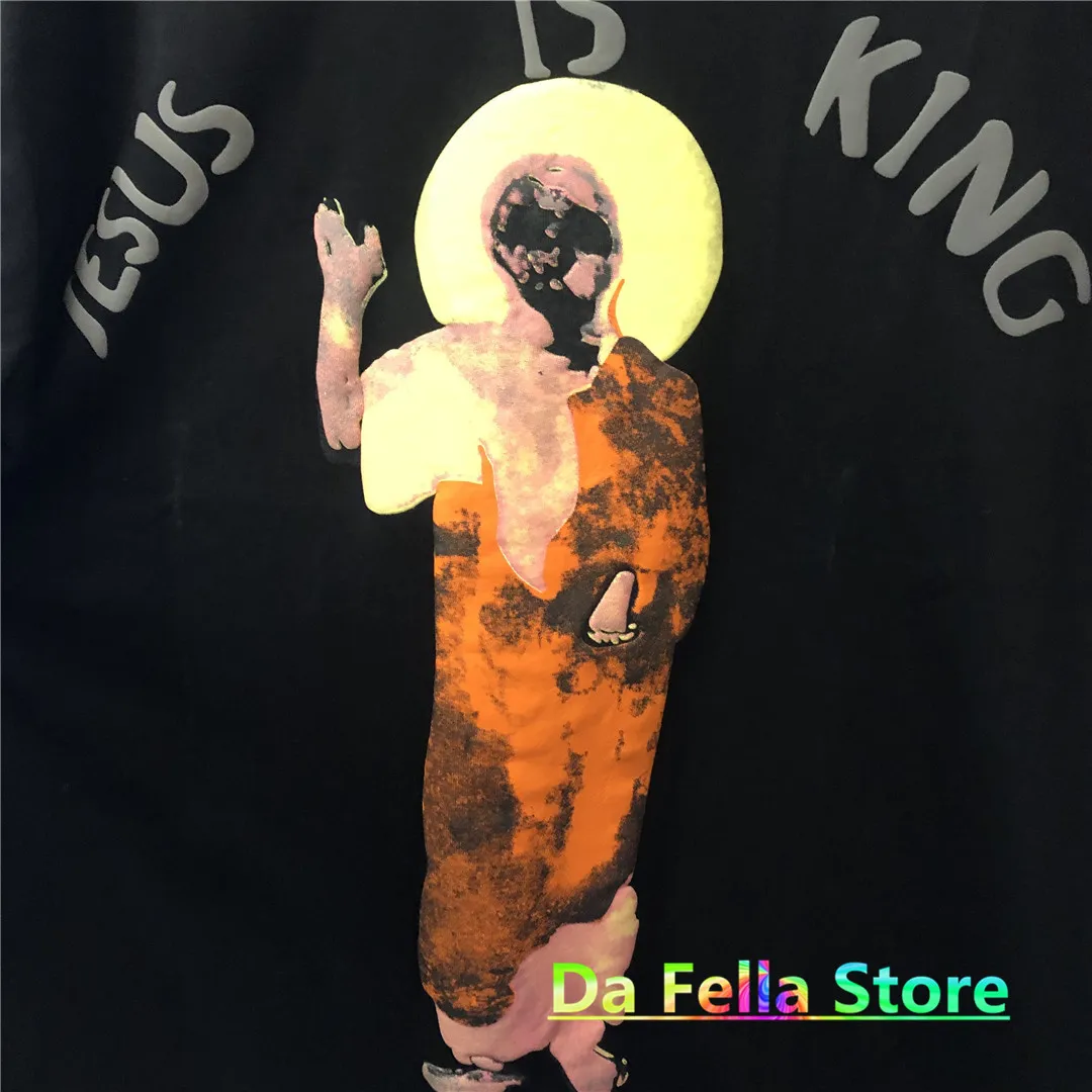 Мужская/женская футболка с изображением Иисуса на лето KING 2021 | Мужская одежда