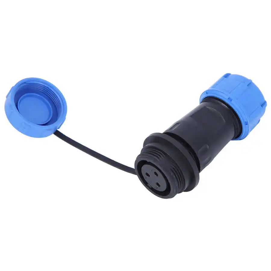 Водонепроницаемый Штекерный разъем IP68 SP17 3-контактный панельный монтаж провод