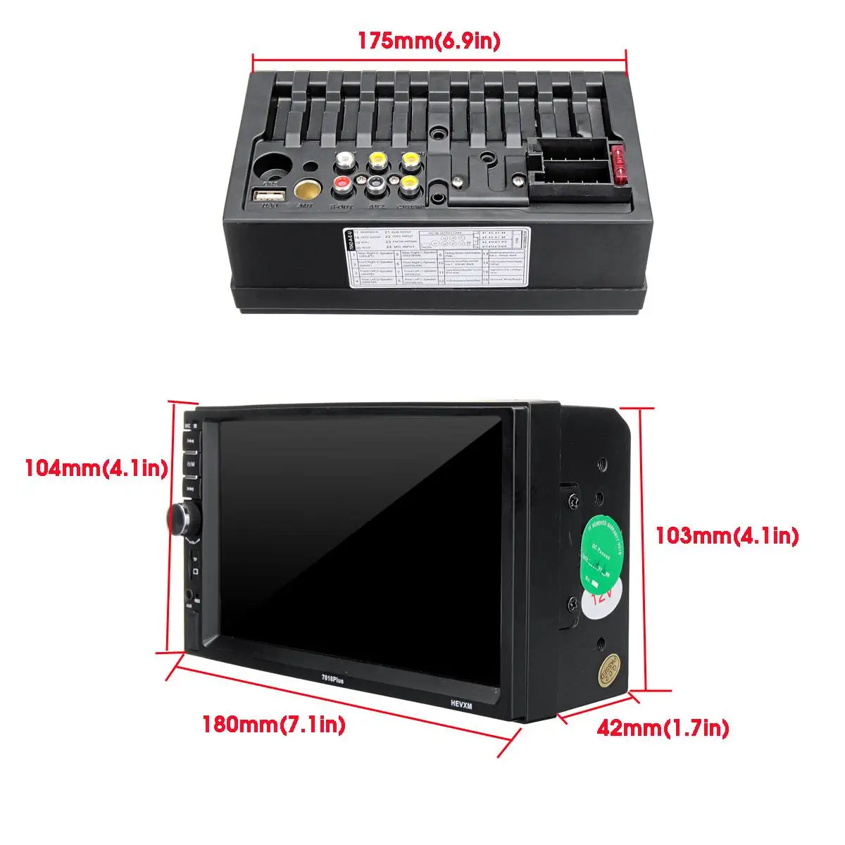 

2 Din Car Radio 7" HD Auto Radio Multimedia Player 7018Plus Touch Screen Auto audio Car Stereo MP5 bluetooth USB TF FM Camera