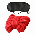 Мягкий Хлопок Веревка маска БДСМ бондаж ограничители свободы ролевая игра, рабы бондаж секс игры для взрослых Секс-игрушки для Женщины Фетиш Для мужчин сексуальные товары магазина