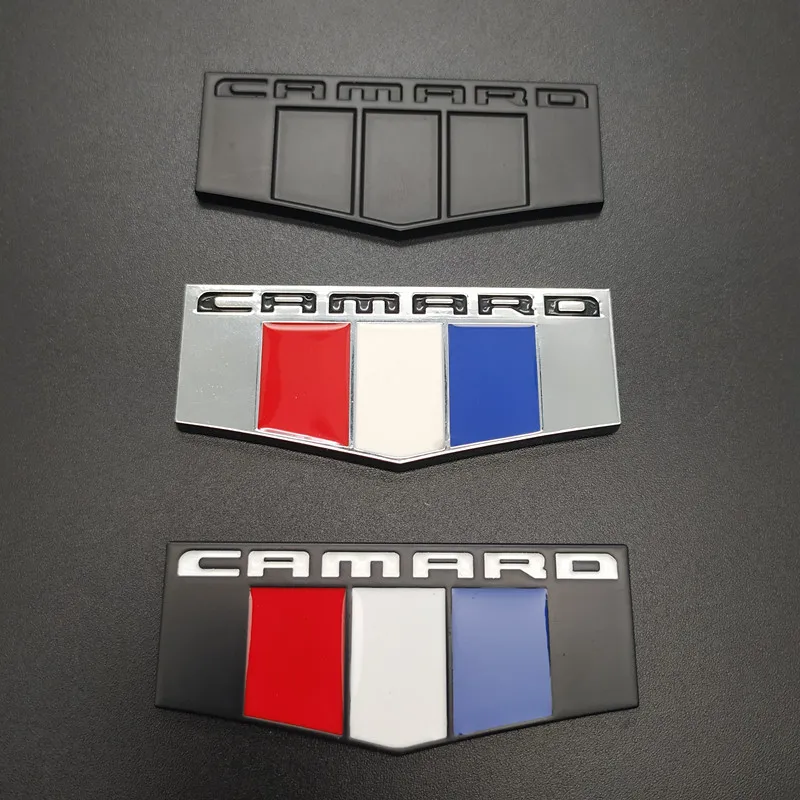 

1 PCS 3D Metal FOR CAMARO Emblem Front Right or Left Fender Badge Rear Trunk Car Stickers For Chevrolet Camaro Car Assessoires
