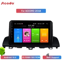 acodo 216g android 10 0 car radio multimedia player for honda accord 10th 2018 navigation gps 2 din