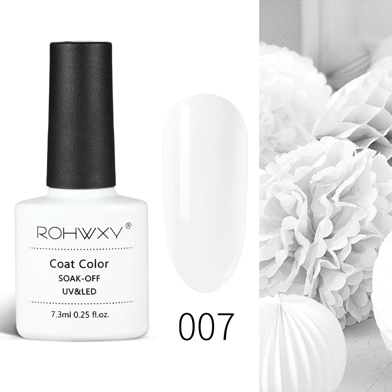 A007 ROHWXY верхнее Базовое покрытие замочить от УФ гель лак для ногтей светодиодный грунтовка для ногтей строитель ногтей гель лак прозрачная; Нейл-арт лак - Цвет: A007
