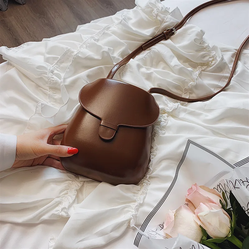 Женская однотонная сумка через плечо для женщин 2020 кожаная роскошная