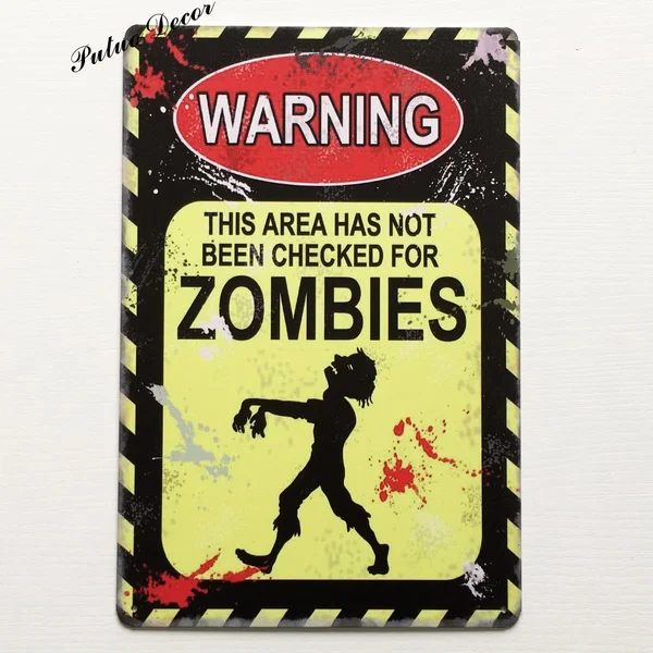 

Предупреждение зоны опасности, забавный металлический жестяной знак, искусственный гараж, домашний Ретро Декор для стен