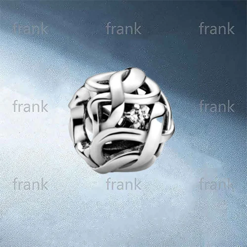 

798824C01 Openwork Woven Infinity Charm