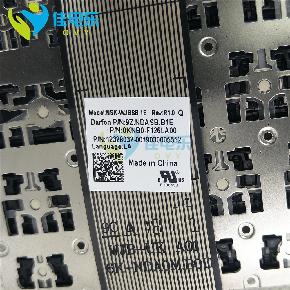 Латиноамериканская Клавиатура для ноутбука ASUS X407 X407M X407MA X407UBR X407UA X407UB A407 p/n:9Z.NDA SB.B1E